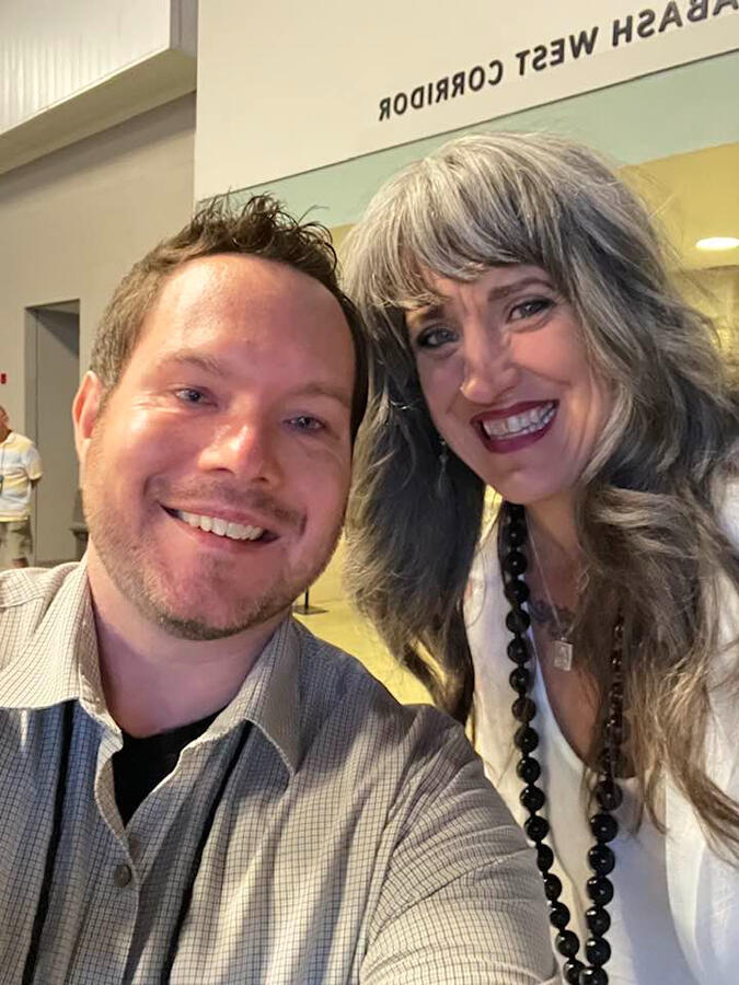 Michael Vollbrecht and Nadia Bolz Weber, UCC General Synod 2023 Michael Vollbrecht and Nadia Bolz Weber, UCC General Synod 2023